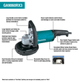 Makita GA9060RX3 7 in. Concrete Surface Planer - Ace Tool Group - Makita