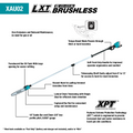 Makita XAU02ZB 18V X2 10 in. Telescoping Pole Saw - Ace Tool Group - Makita