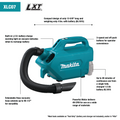 Makita XLC07Z 18V Handheld Canister Vacuum - Ace Tool Group - Makita