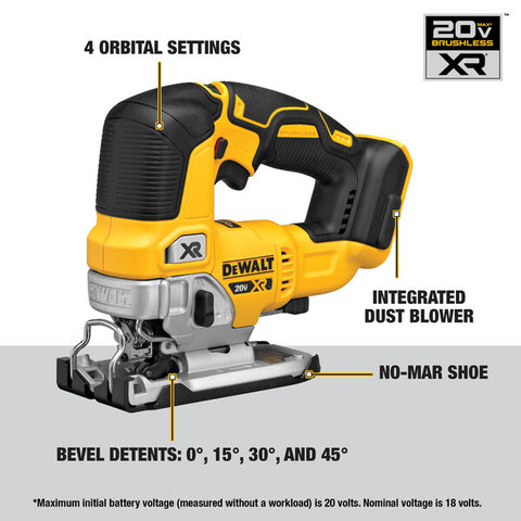 Dewalt DCS334B 20V Max Xr Cordless Jig Saw - Ace Tool Group - DeWalt