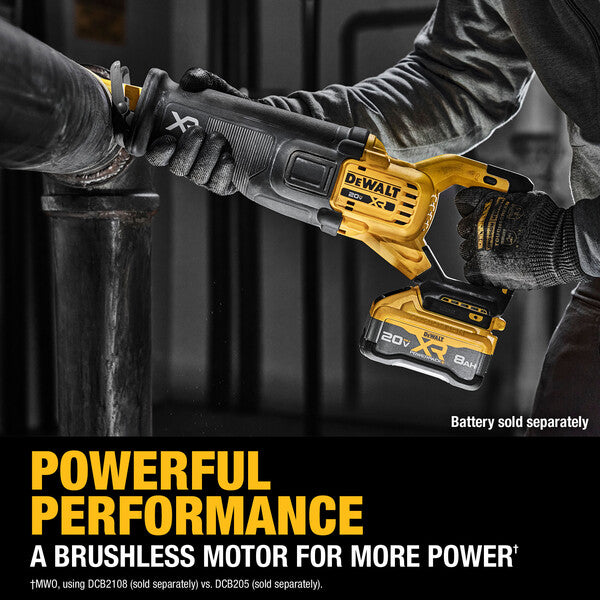DEWALT DCS384B 20V MAX* XR Brushless Cordless Reciprocating Saw (Tool Only) - Ace Tool Group - DeWalt