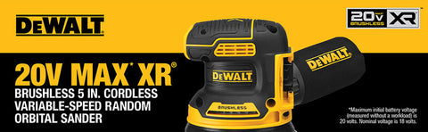 Dewalt Dcw210B 20V Max 5 In. Random Orbit Sander - Ace Tool Group - DeWalt