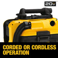 Dewalt Dcv581H 18 And 20V Max Acdc Wet Dry Vac - Ace Tool Group - DeWalt
