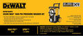 DEWALT 2X20V MAX* 1600 MAX PSI** Brushless Pressure Washer? Kit with FLEXVOLT - Ace Tool Group - DeWalt