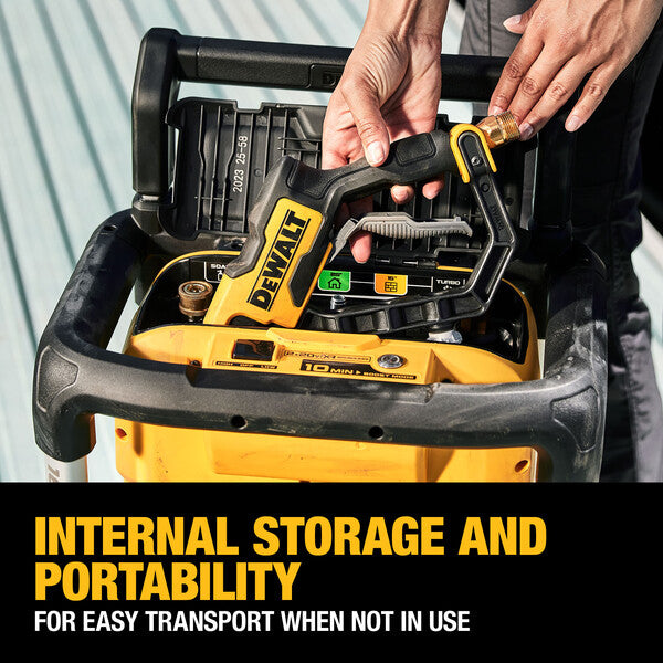 DEWALT 2X20V MAX* 1600 MAX PSI** Brushless Pressure Washer? Kit with FLEXVOLT - Ace Tool Group - DeWalt