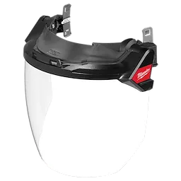 BOLT Gasketed Full Face Shield - Clear Dual Coat Lens (Compatible with Milwaukee® BOLT Safety Helmets & BOLT Hard Hats) - Ace Tool Group - Milwaukee