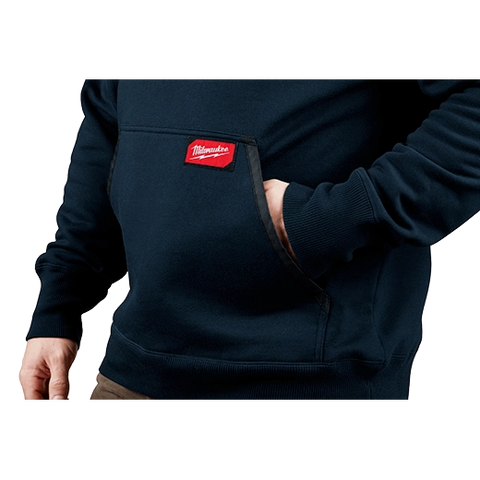 Milwaukee 350BL-L HD PULLOVER HOODIE - BLUE L - Ace Tool Group - Milwaukee