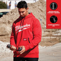 Milwaukee 352R-2X Midweight Pullover Hoodie - Logo Red 2X - Ace Tool Group - Milwaukee