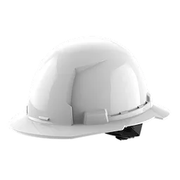 Milwaukee 48-73-1101 White Full Brim Hard Hat w/4pt Ratcheting Suspension - Type 1, Class E 5 Pack