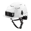 Milwaukee 48-73-1320 White Front Brim Vented Helmet with BOLT - Class C - Ace Tool Group - Milwaukee