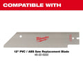 Milwaukee 48-22-0212 12" PVC SAW - Ace Tool Group - Milwaukee
