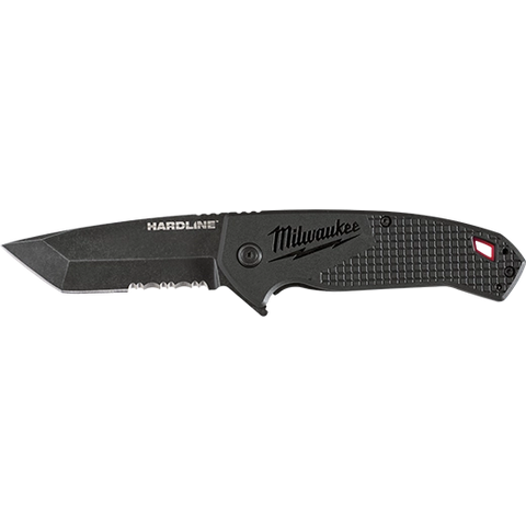 Milwaukee 48-22-1998 3" HARDLINE SERRATED BLADE POCKET KNIFE - Ace Tool Group - Milwaukee