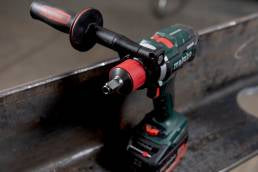 Metabo 603180620 BS 18 LTX-3 BL Q I Metal 18V Brushless 3-Speed Drill/Driver - 0-550/2000/4000 RPM - 1151 in-lbs max - Auto-Tensioning Quick-Change Metal Chuck - Kit w/ ASC 145, 2x 5.5 LiHD Batteries, metaBOX 145 L - Ace Tool Group - Metabo