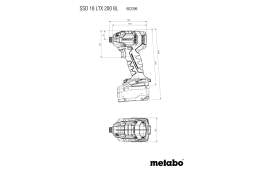 Metabo 602396520 SSD 18 LTX 200 BL18V 1/4" Hex Brushless Impact Driver - 150 ft-lbs - Kit w/ ASC 55, 2x 4.0Ah LiHD Batteries, metaBOX 145 - Ace Tool Group - Metabo