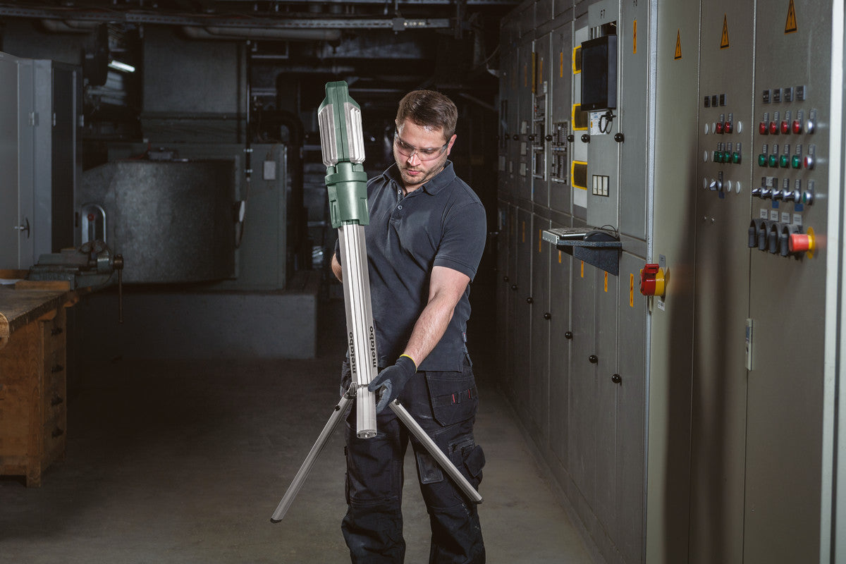 Metabo 601507850 BSA 18 LED 5000 DUO-S 18V Twin LED Tower Site - Light 5,000 Lumens - Bare Tool - Ace Tool Group - Metabo