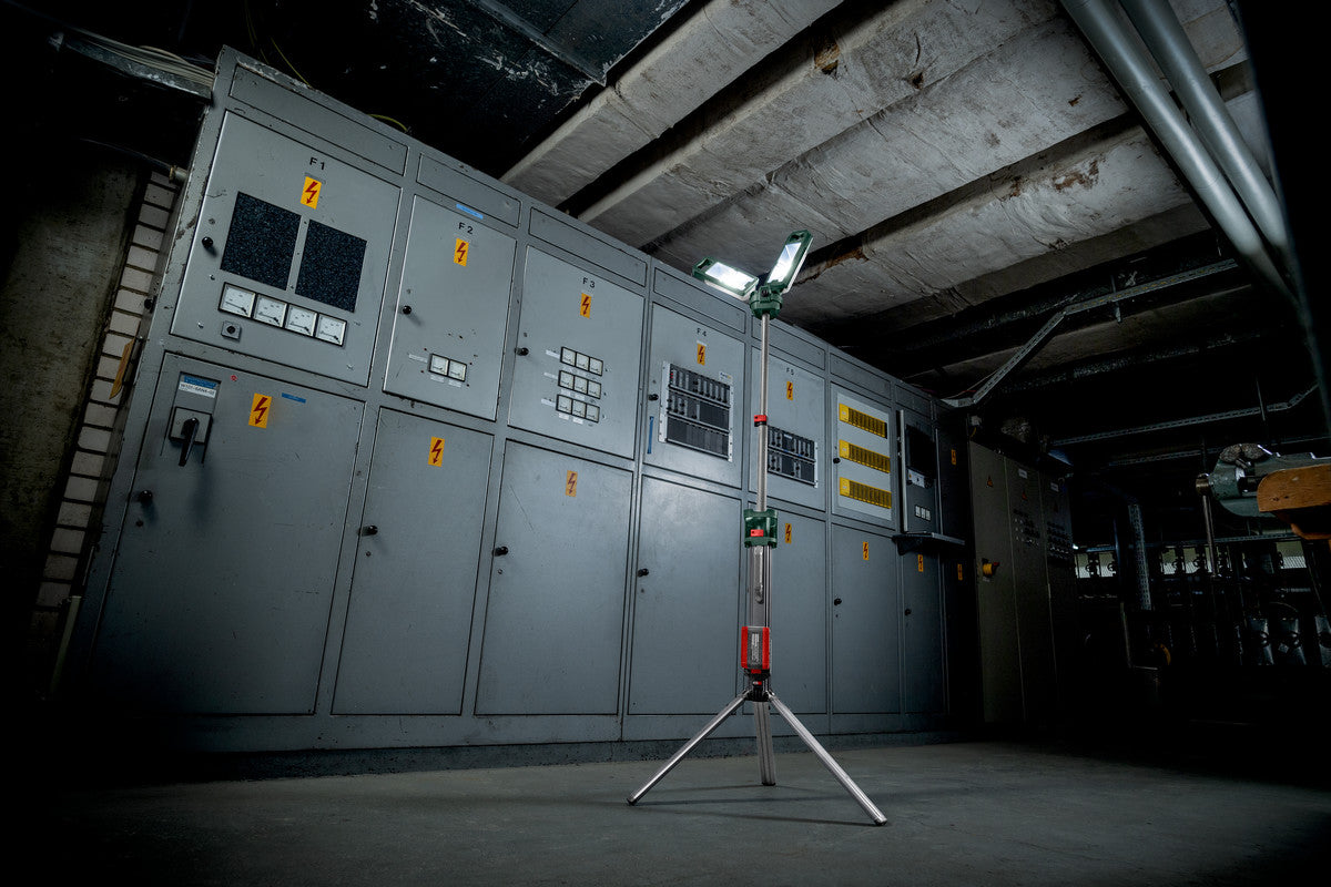 Metabo 601507850 BSA 18 LED 5000 DUO-S 18V Twin LED Tower Site - Light 5,000 Lumens - Bare Tool - Ace Tool Group - Metabo