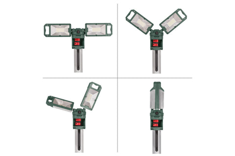 Metabo 601507850 BSA 18 LED 5000 DUO-S 18V Twin LED Tower Site - Light 5,000 Lumens - Bare Tool - Ace Tool Group - Metabo