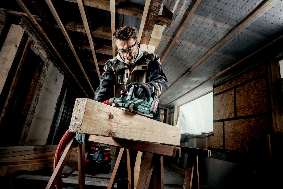 Metabo 602082890 HO 18 LTX 20-82 18V 3-1/4" Planer - 16,000 RPM - 0-2mm Adjustable Planing Depth - Bare Tool - Ace Tool Group - Metabo