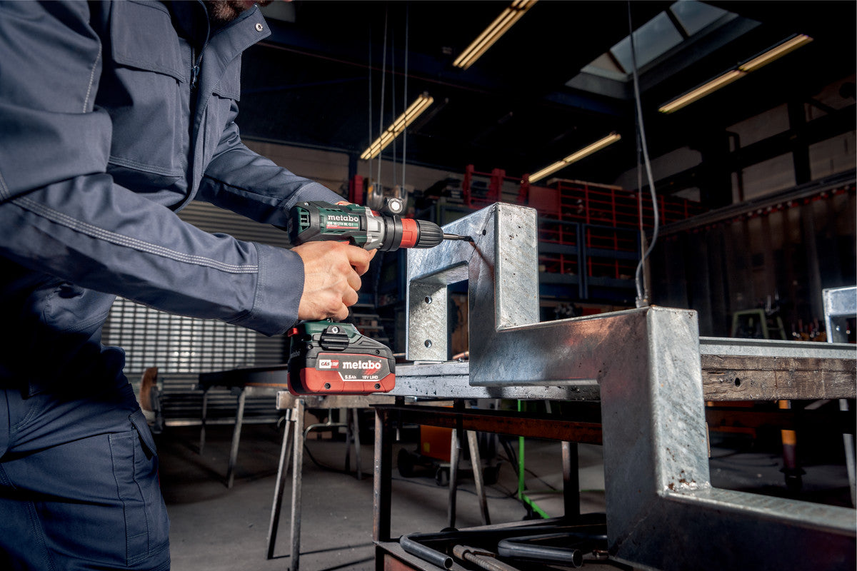 Metabo 602362840 GB 18 LTX BL Q I 18V Tapping Tool & Drill/Driver - 0-559/0-2000 RPM - 575/1151 in-lbs - Patented Automatic Tapping - 2x Quick-Change Chucks - Bare Tool w/ metaBOX 145 L - Ace Tool Group - Metabo