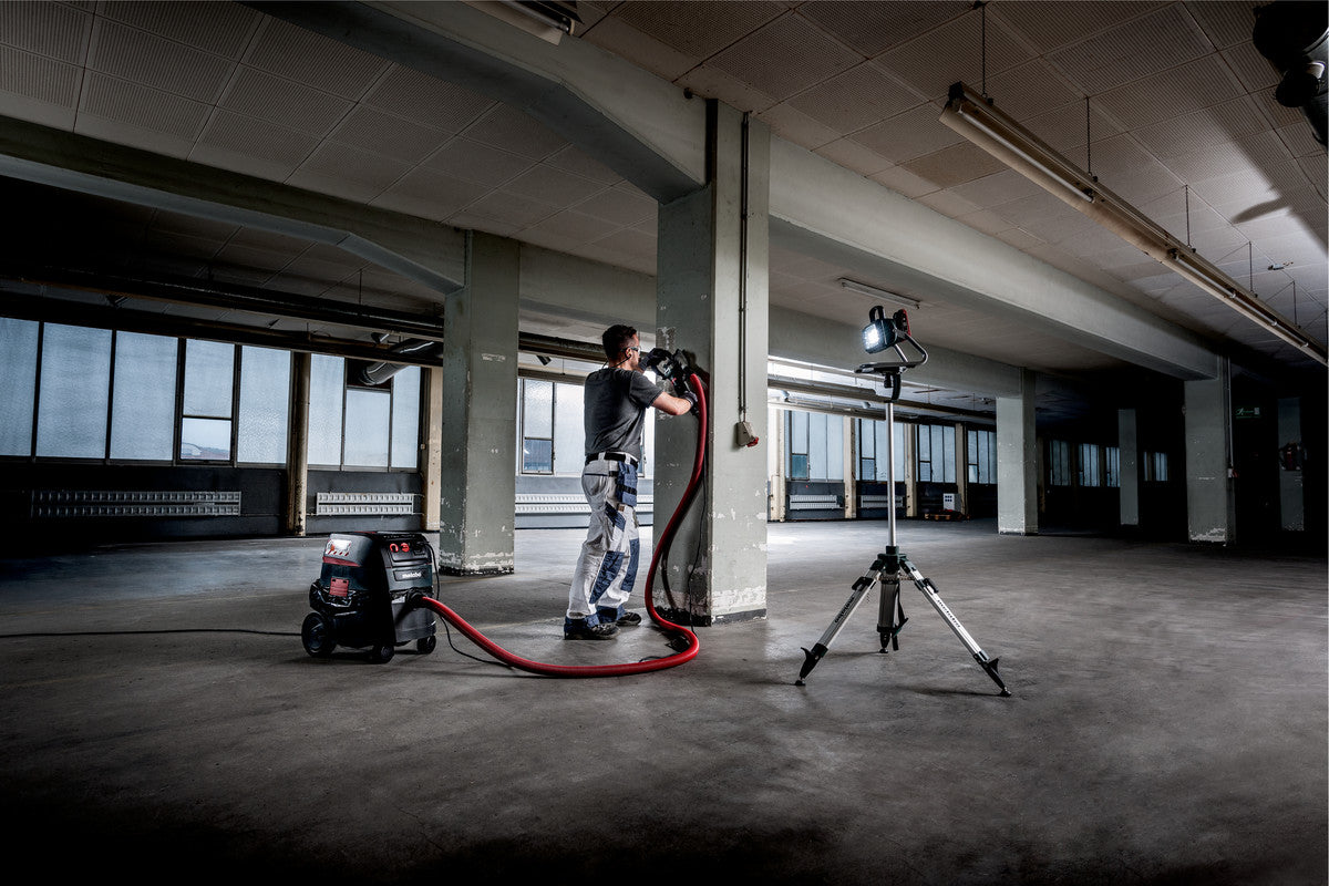 Metabo 603825750 RSEV 19-125 RT 5" Renovation Grinder Surface Prep Kit - 3,800-8,200 RPM - 15.0 A - Convertible Integrated Dust Collection Shroud - Ace Tool Group - Metabo