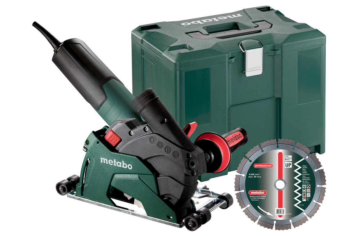 Metabo 600431680 T 13-125 CED Set 5" Concrete Cutter Set - 9,600 RPM - 12.0 A - 5" HP Diamond Wheel - Shroud w/ Roller Base - Ace Tool Group - Metabo