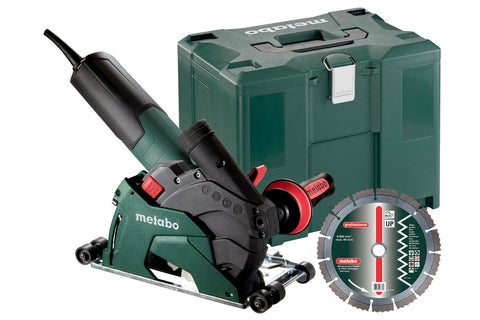 Metabo 600431680 T 13-125 CED Set 5" Concrete Cutter Set - 9,600 RPM - 12.0 A - 5" HP Diamond Wheel - Shroud w/ Roller Base - Ace Tool Group - Metabo