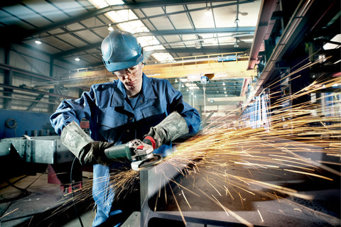 Metabo 600468420 WEV 15-125 Quick 4.5" / 5" Variable Speed Angle Grinder - 2,800-11,000 RPM - 13.5 AMP w/Electronics, Lock-on - Ace Tool Group - Metabo