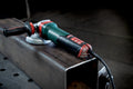 Metabo 613114420 WEPBA 19-125 Q DS M-Brush 4.5" / 5" M-Brush Angle Grinder - 11,000 RPM - 14.5 AMP w/Brake, Non-Lock Paddle, Auto-balancer, Electronics, Drop Secure - Ace Tool Group - Metabo