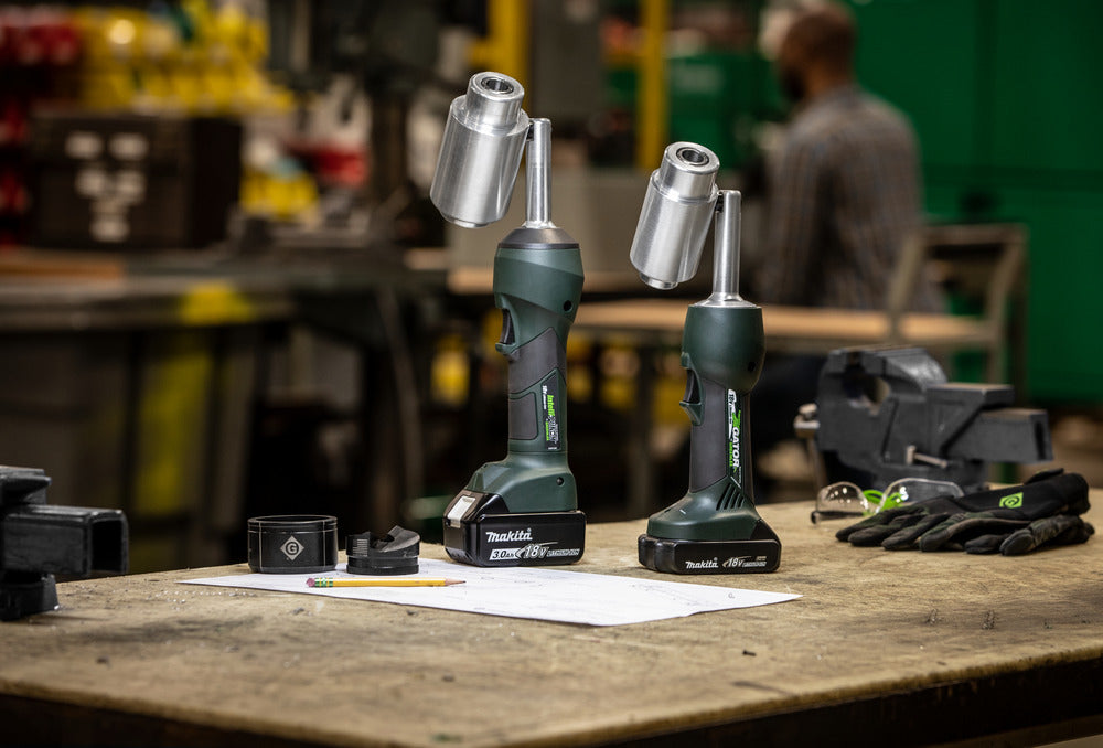 Greenlee LS100X Intelli-PUNCH 11-Ton Battery-Hydraulic Knockout Driver (Driver Only) - Ace Tool Group - Greenlee