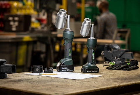 Greenlee LS100X Intelli-PUNCH 11-Ton Battery-Hydraulic Knockout Driver (Driver Only) - Ace Tool Group - Greenlee