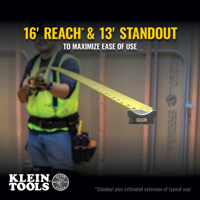 Klein 9135 Tape Measure, 35-Foot Single-Hook - Ace Tool Group - Klein