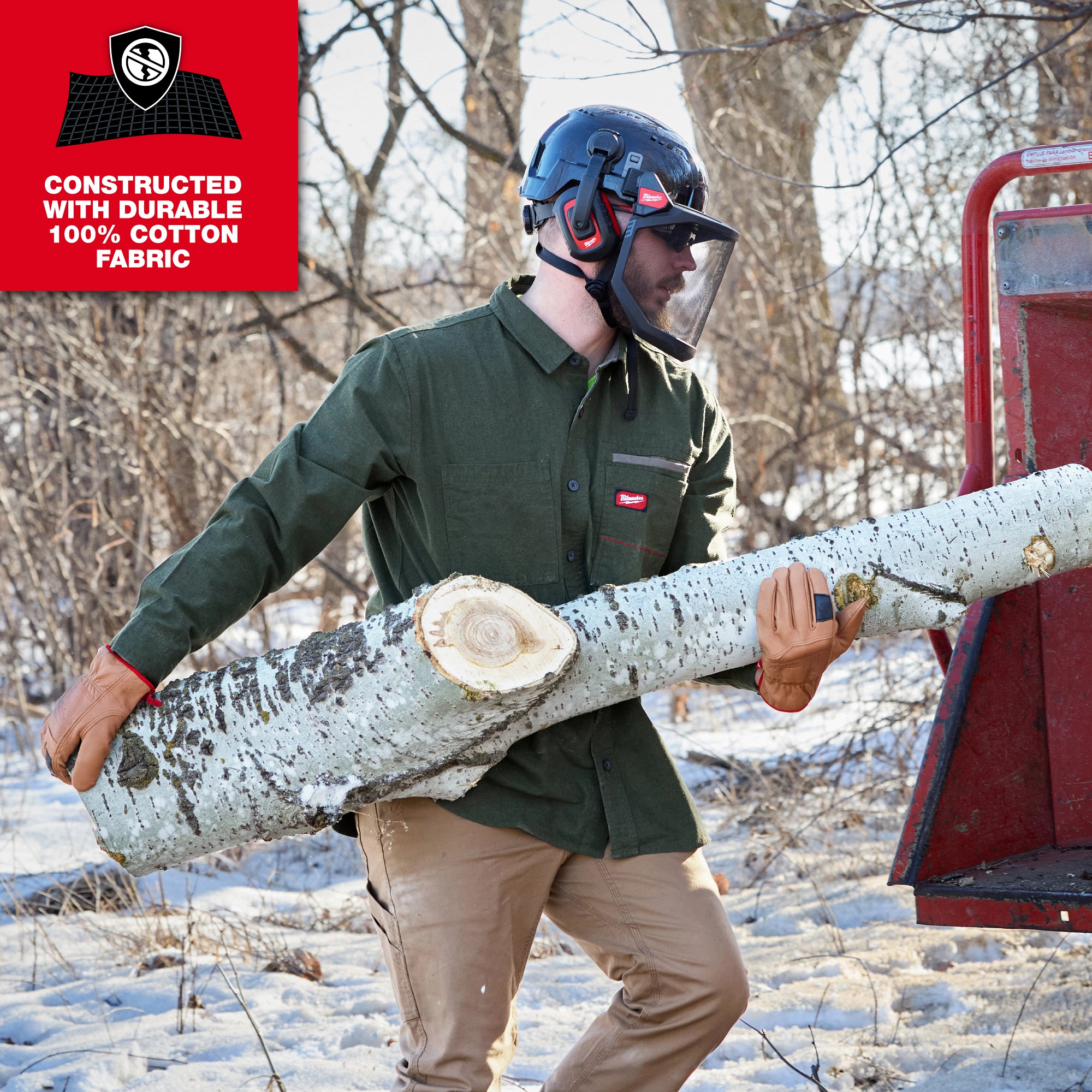 Milwaukee M552E-S GRIDIRON™ Flannel Shirt - Ace Tool Group - Milwaukee Tool