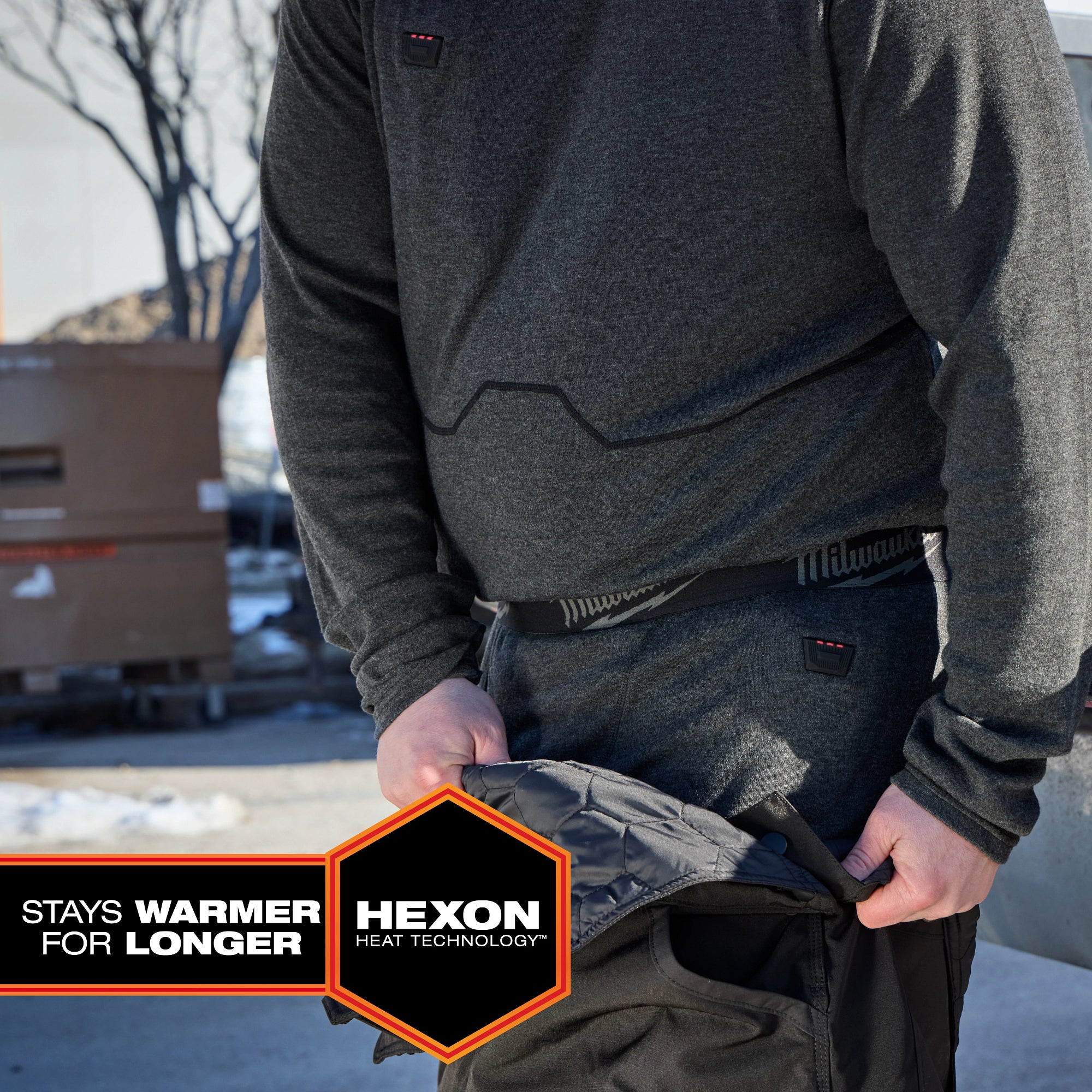 Milwaukee M600B-213X Milwaukee® Heated Merino Wool Baselayer Pants