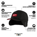 Milwaukee M754B-SM Milwaukee Sherpa-Lined Hat | Black, Small/Medium - Ace Tool Group - Milwaukee Tool