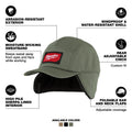 Milwaukee M754E-LXL Milwaukee Sherpa-Lined Hat | Green, Large/X-Large - Ace Tool Group - Milwaukee Tool