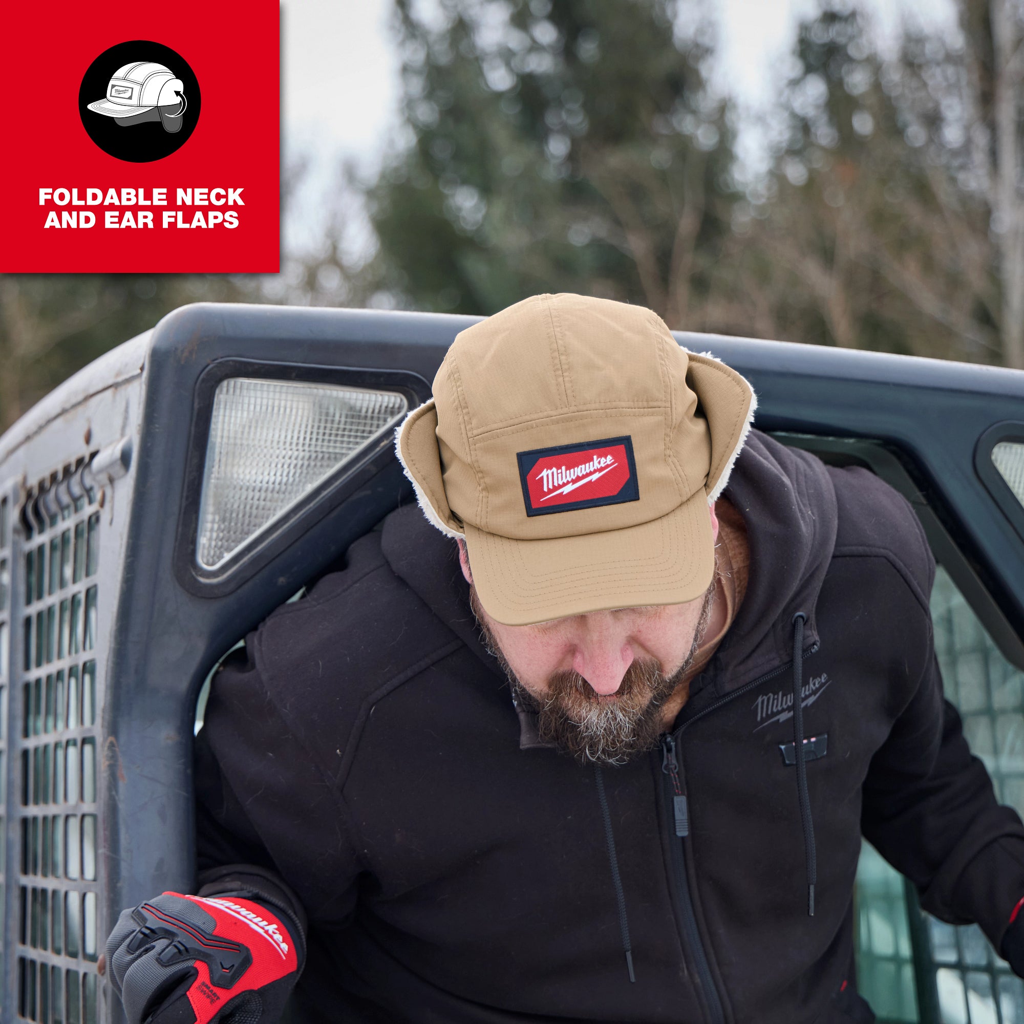 Milwaukee M754E-SM Milwaukee Sherpa-Lined Hat |Green, Small/Medium - Ace Tool Group - Milwaukee Tool