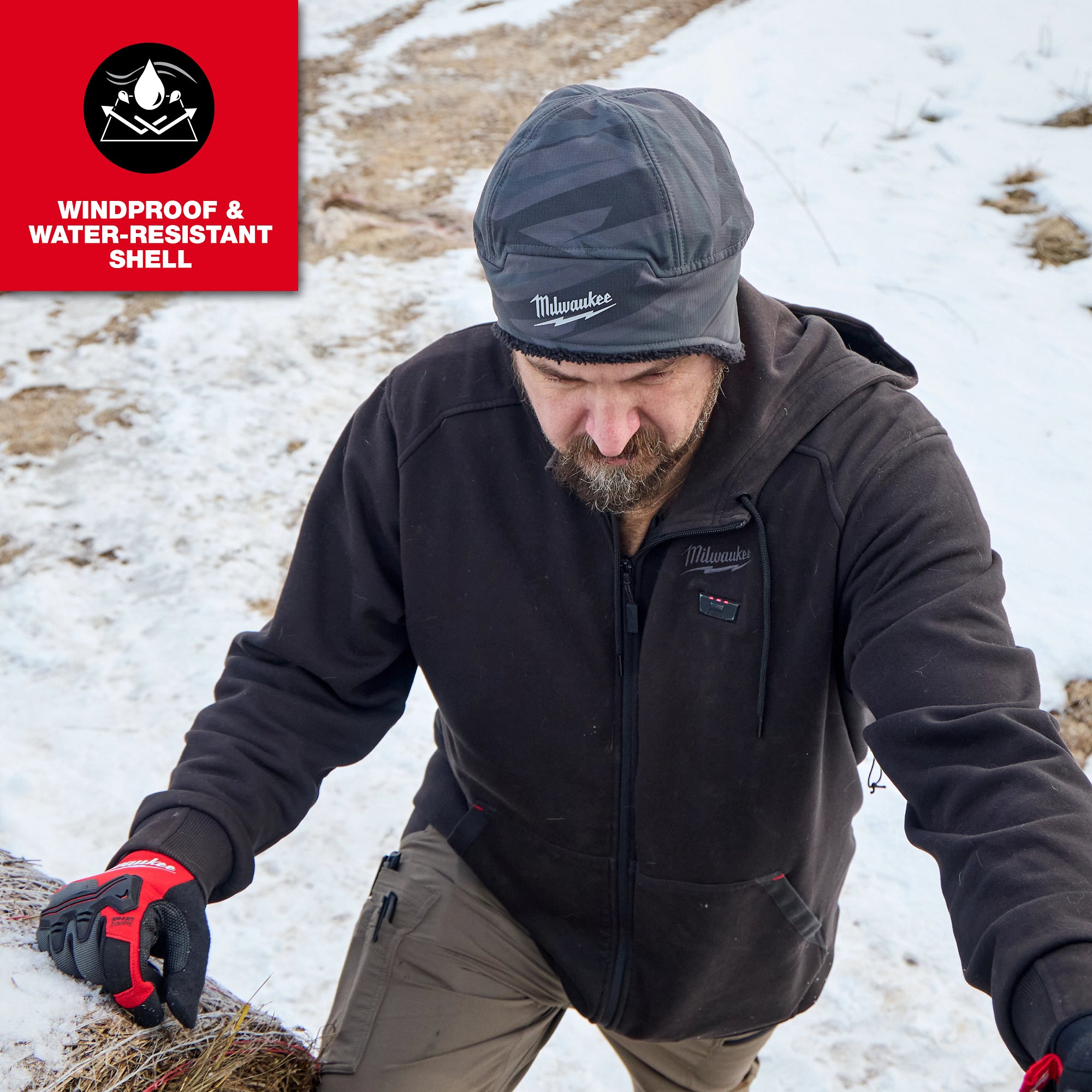 Milwaukee M755B-SM Milwaukee® Sherpa-Lined Beanie - Ace Tool Group - Milwaukee Tool