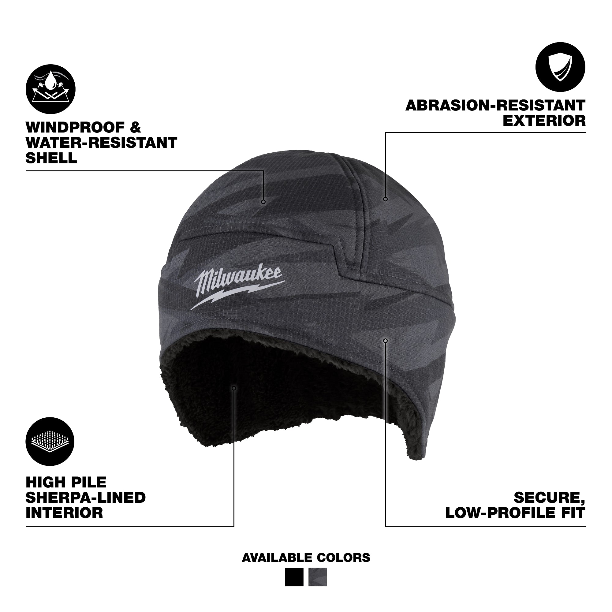 Milwaukee M755C-SM Milwaukee® Sherpa-Lined Beanie - Ace Tool Group - Milwaukee Tool