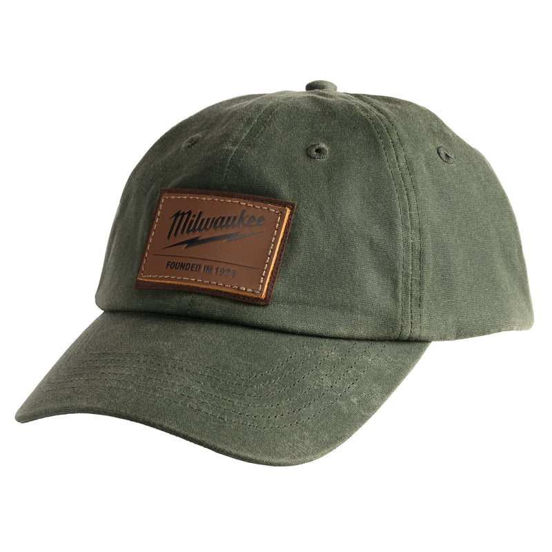 Milwaukee M772E Waxed Canvas Adjustable Hat - Green - Ace Tool Group - Milwaukee Tool