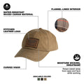 Milwaukee M772K Waxed Canvas Adjustable Hat - Khaki - Ace Tool Group - Milwaukee Tool