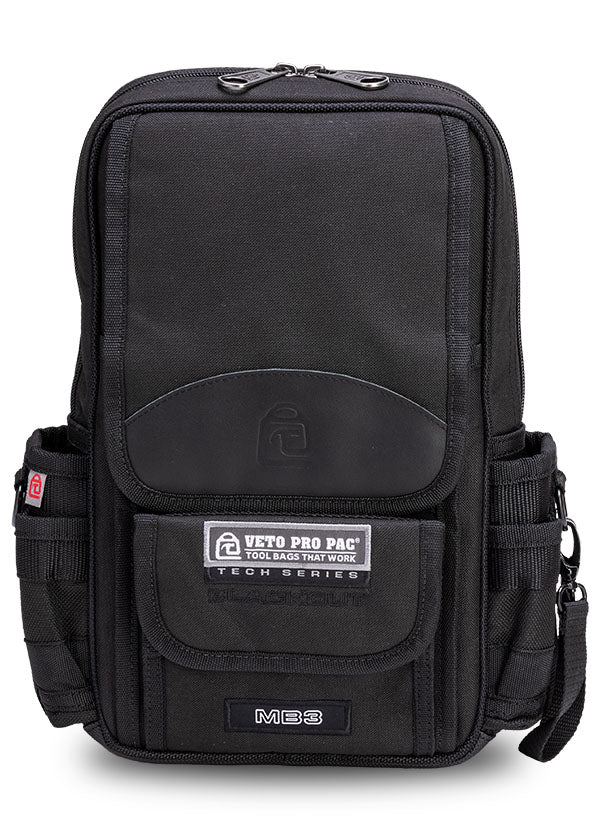 ace laptop backpack messenger bag Veto Pro Pac MB3 BLACKOUT Large Meter Bag
