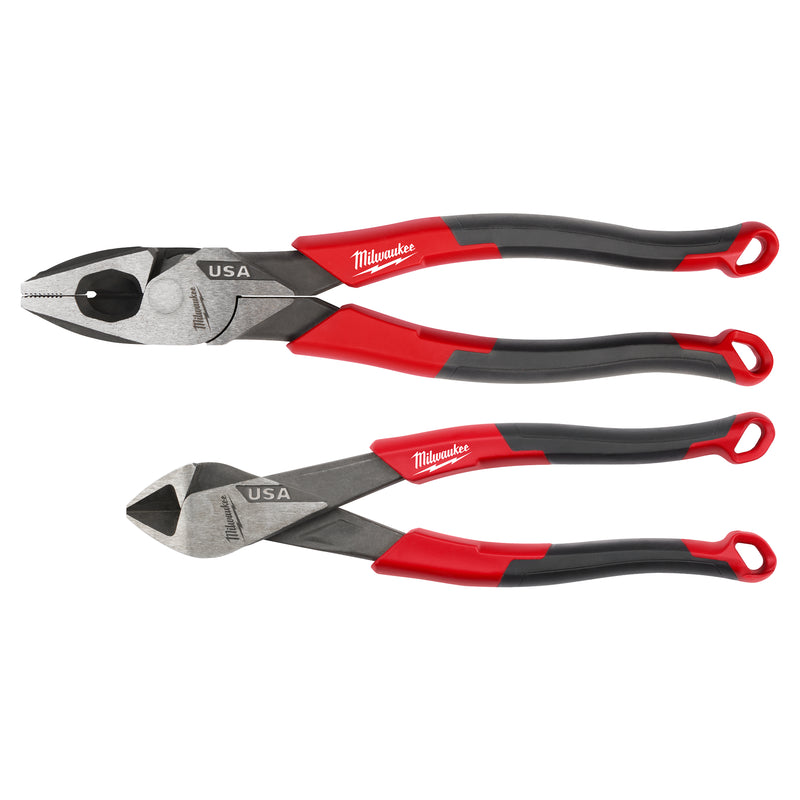 Milwaukee MT550-2 2 PC. Comfort Grip Cutting Pliers Set (USA) - Ace Tool Group - Milwaukee Tool