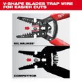 Milwaukee MT702 8-20 AWG Dipped Grip Wire Stripper & Cutter (USA) - Ace Tool Group - Milwaukee Tool