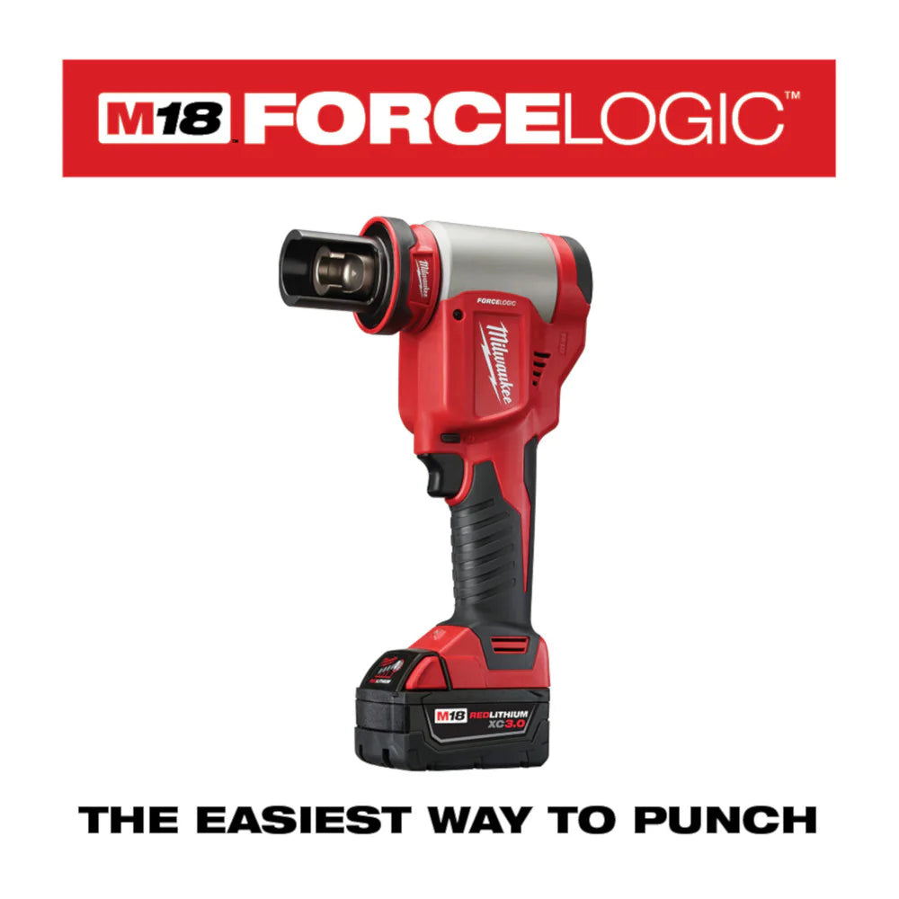 Milwaukee 2676-23 M18 FORCE LOGIC 10T KNOCKOUT TOOL 1/2" TO 4" KIT - Ace Tool Group - Milwaukee