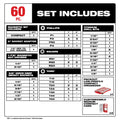 Milwaukee 48-32-5162 SHOCKWAVE Impact Drill Drive & Fasten PACKOUT Set - 60 PC - Ace Tool Group - Milwaukee