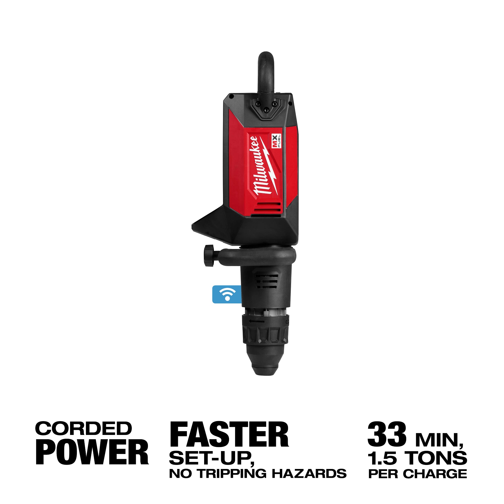 Milwaukee MXF365-0 MX FUEL™ 27 lb SDS MAX Demolition Hammer