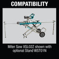 Makita XSL02Z 7-1/2" Dual Slide Compound Miter Saw - Ace Tool Group - Makita