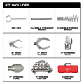 Milwaukee 48-53-3839 2" - 4" Head Attachment Kit For 7/8" Sectional Cable - Ace Tool Group - Milwaukee