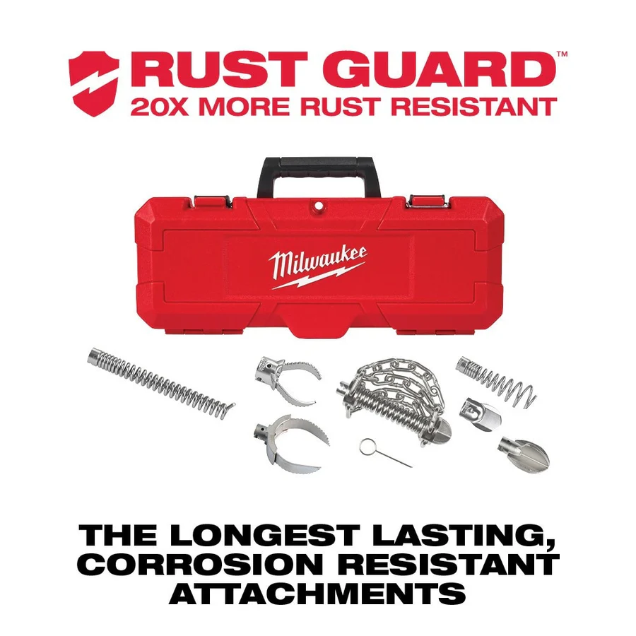 Milwaukee 48-53-3839 2" - 4" Head Attachment Kit For 7/8" Sectional Cable - Ace Tool Group - Milwaukee