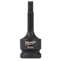 Milwaukee 49-66-5146 Shockwave Lineman's  1/2" Drive - 6mm Hex Bit Socket - Ace Tool Group - Milwaukee